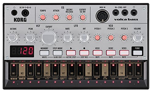 【10/31まで】KORG volca bass Amazon.com: Korg Volca Bass Analogue Bass Machine Bundle with